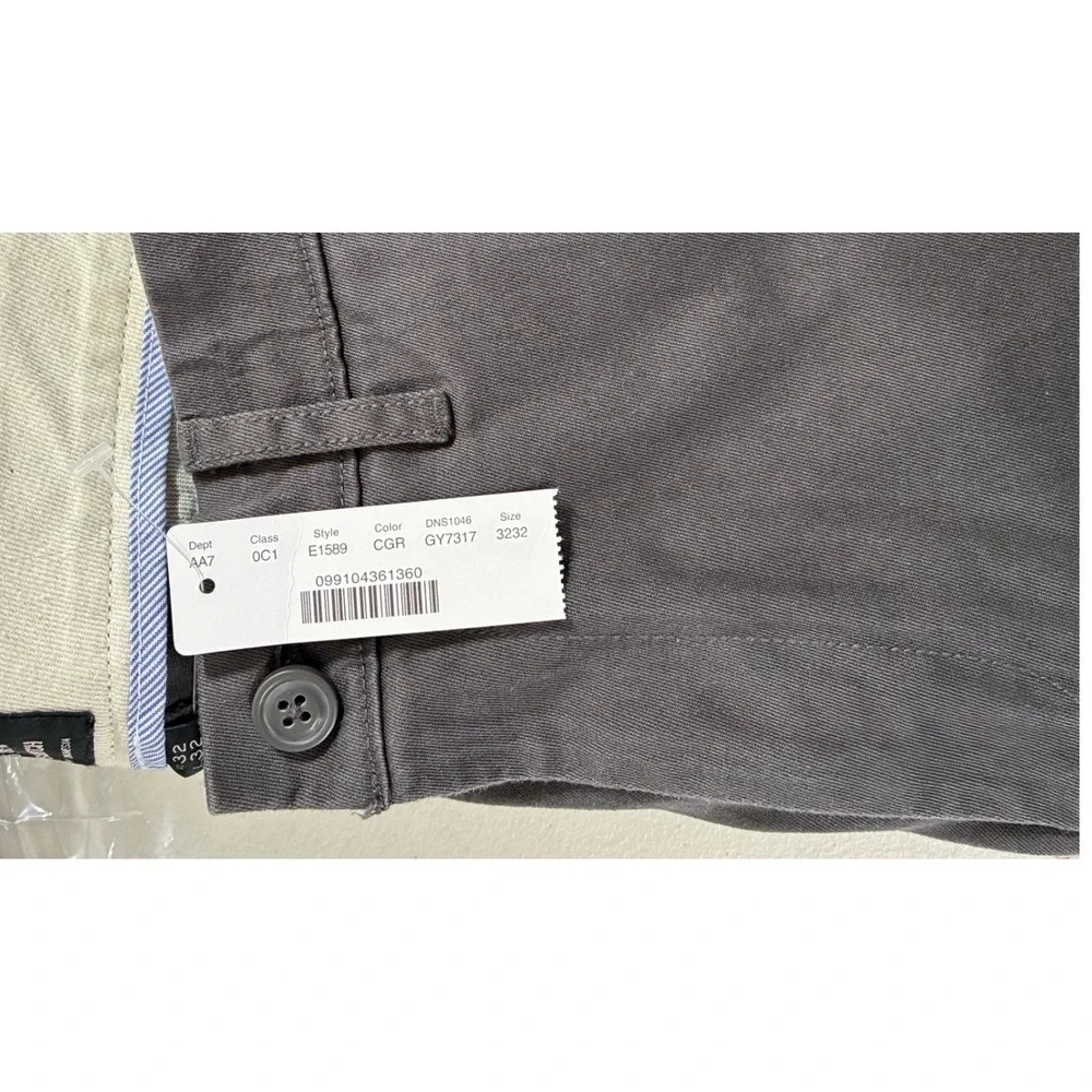 J.Crew 484 Slim Fit Stretch Chino Pants Mens 32X32 Charcoal Grey Re-Imagined NEW